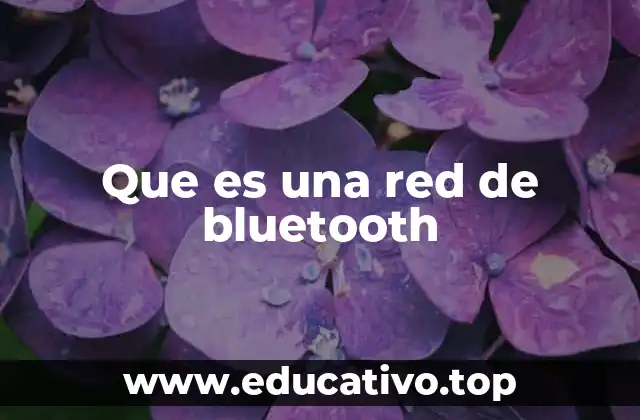 Que es una red de bluetooth