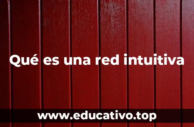 Qué es una red intuitiva