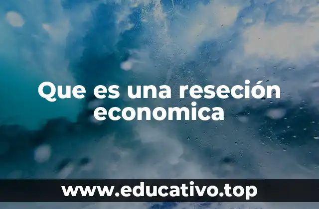 Que es una reseción economica