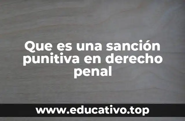 El papel de las sanciones en el sistema legal penal