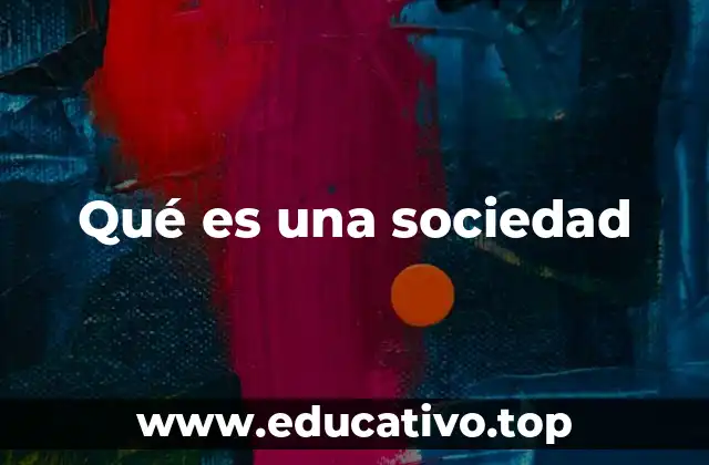 Qué es una sociedad