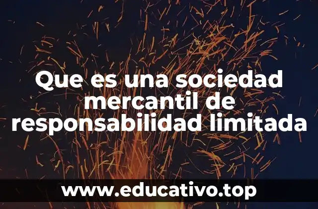 Que es una sociedad mercantil de responsabilidad limitada