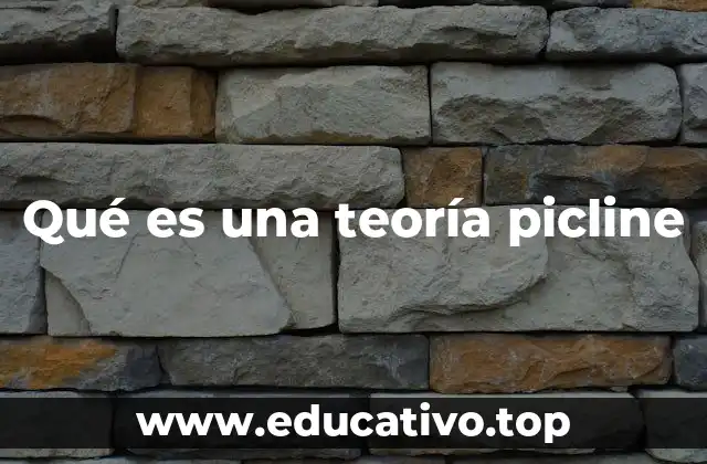 Qué es una teoría picline