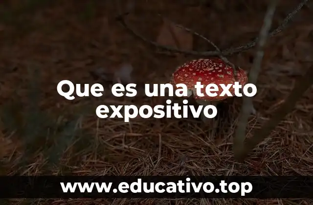 Características que definen un texto expositivo