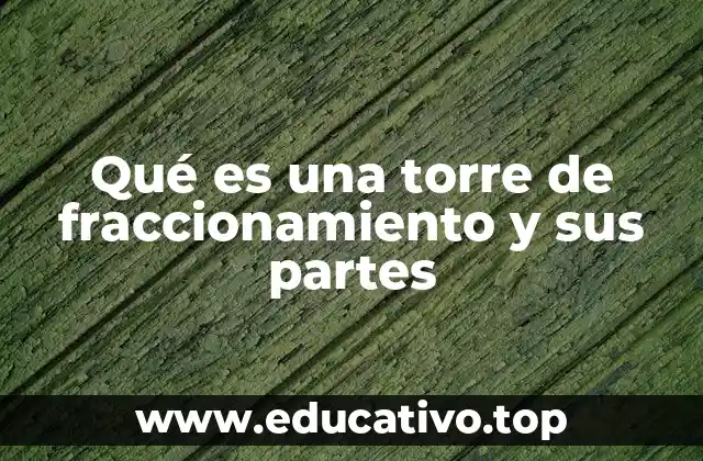 Componentes y funcionamiento de una torre de fraccionamiento