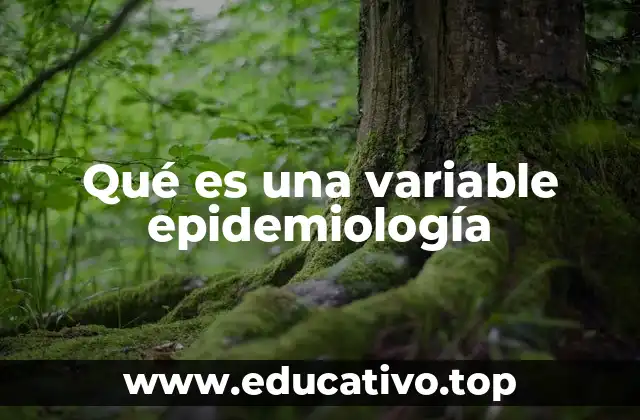 Qué es una variable epidemiología