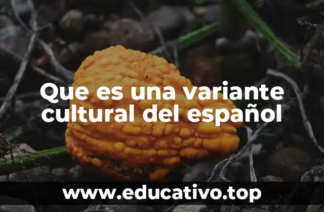 Que es una variante cultural del español