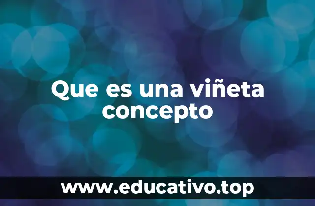 La viñeta como herramienta narrativa