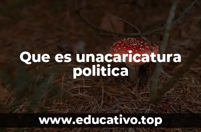 Que es unacaricatura politica
