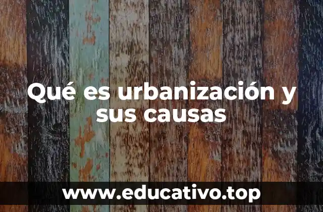 El impacto de la urbanización en la sociedad moderna