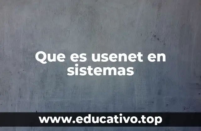 Que es usenet en sistemas