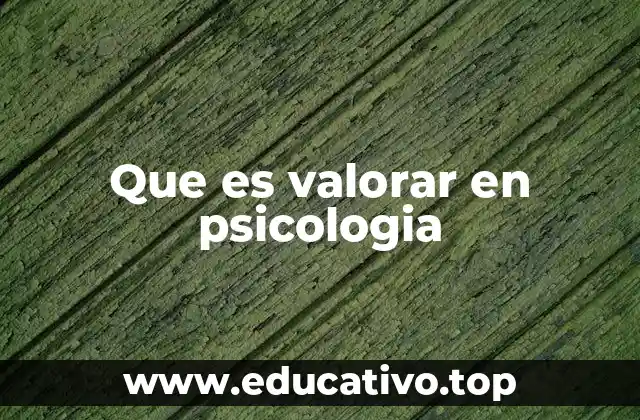 El proceso de valoración emocional