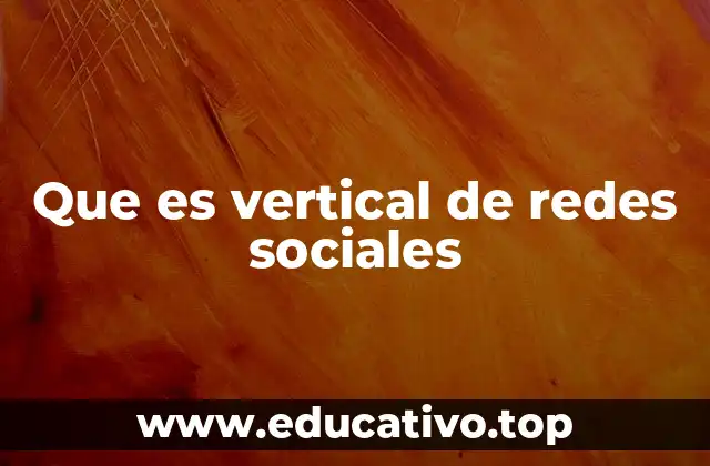 Que es vertical de redes sociales