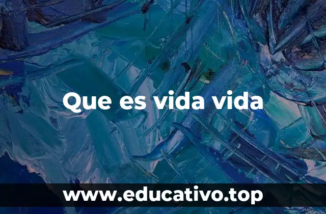 Que es vida vida