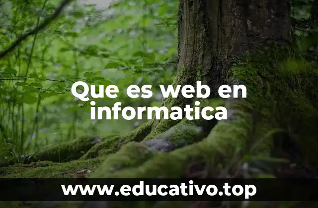 La web como una infraestructura tecnológica moderna