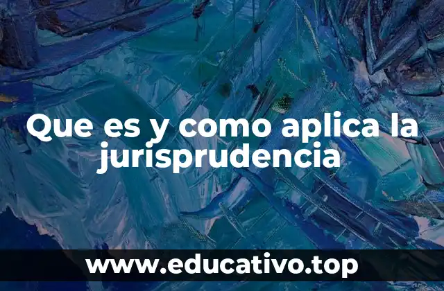 Que es y como aplica la jurisprudencia