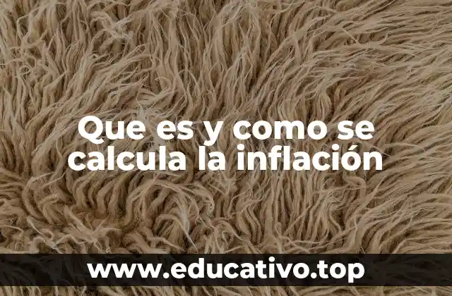 Que es y como se calcula la inflación