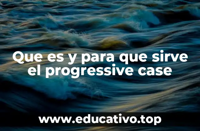 Que es y para que sirve el progressive case