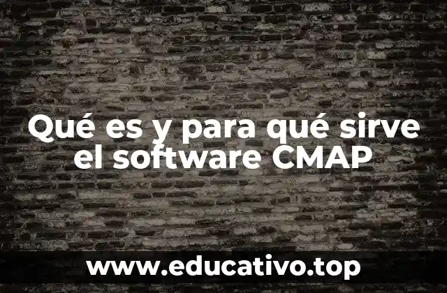 Qué es y para qué sirve el software CMAP