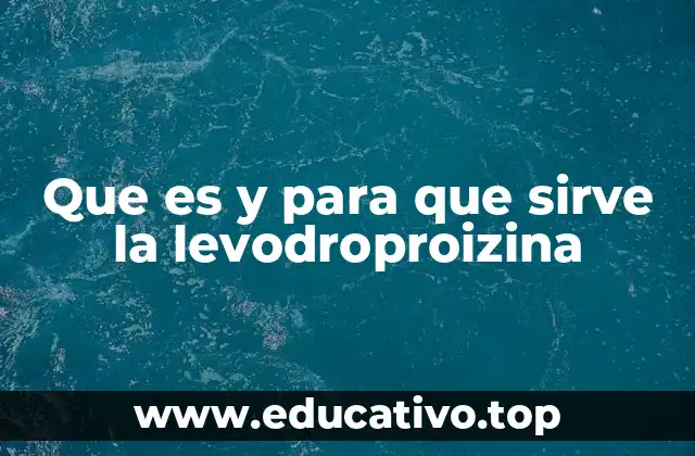 Que es y para que sirve la levodroproizina