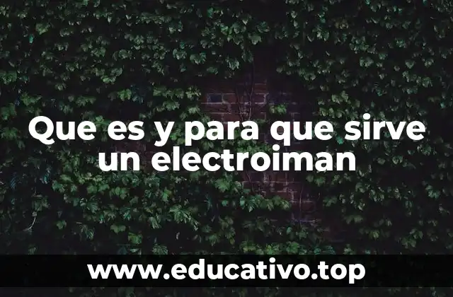 Que es y para que sirve un electroiman