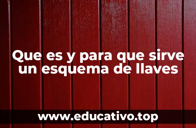 Que es y para que sirve un esquema de llaves