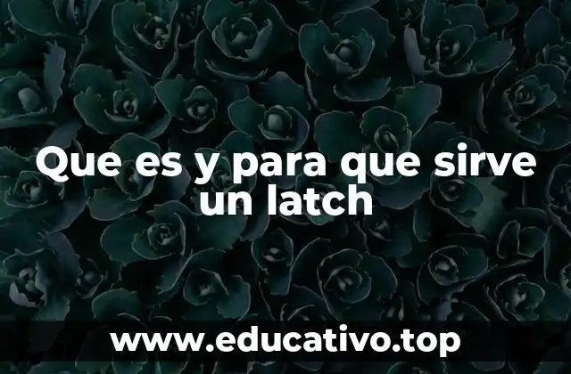 Que es y para que sirve un latch