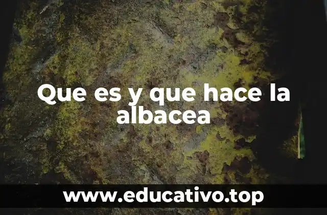 Que es y que hace la albacea