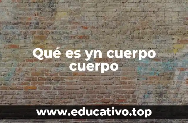 El cuerpo: más allá del físico