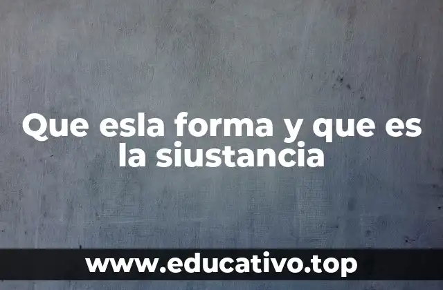 La relación entre estructura y esencia