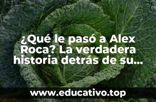 ¿Qué le pasó a Alex Roca? La verdadera historia detrás de su desaparición