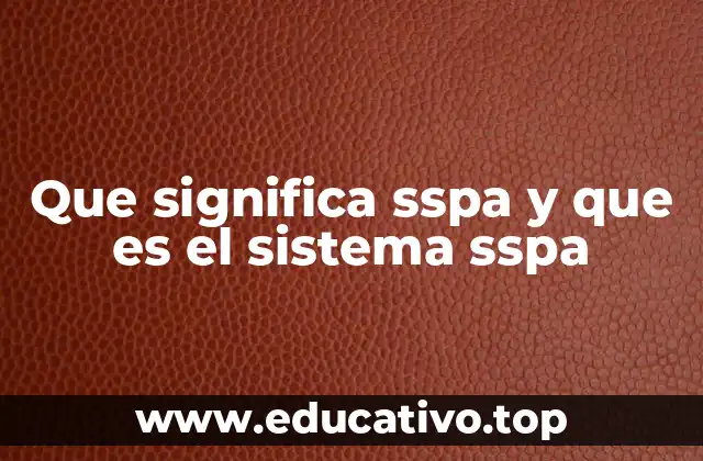 ¿Cómo se aplica el sistema SSPA en las empresas?