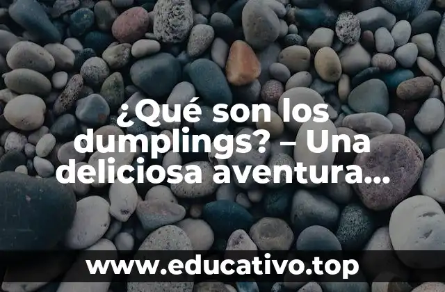 ¿Qué son los dumplings? – Una deliciosa aventura culinaria