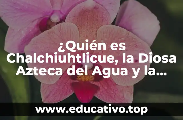 ¿Quién es Chalchiuhtlicue, la Diosa Azteca del Agua y la Vida?