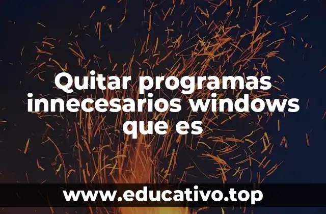 Cómo identificar programas innecesarios en tu sistema