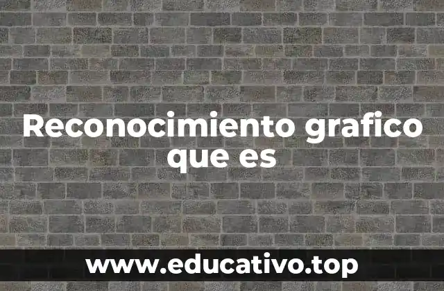 Reconocimiento grafico que es