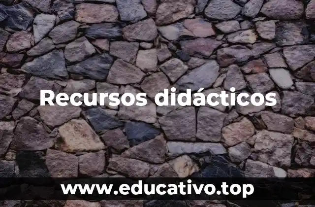 Recursos didácticos