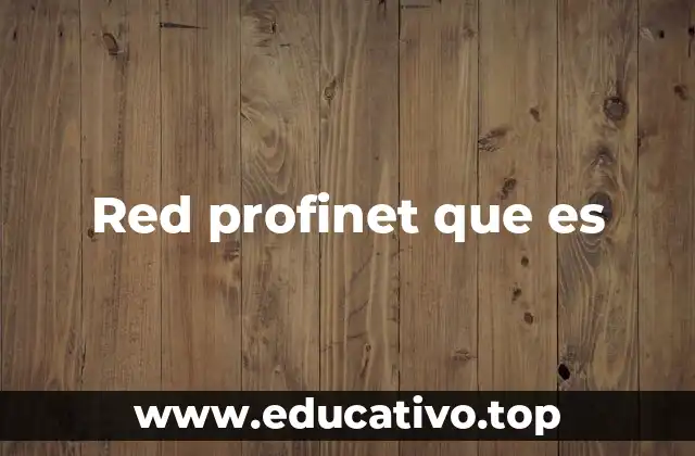 Red profinet que es