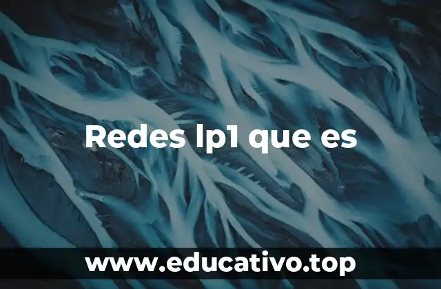 Redes lp1 que es