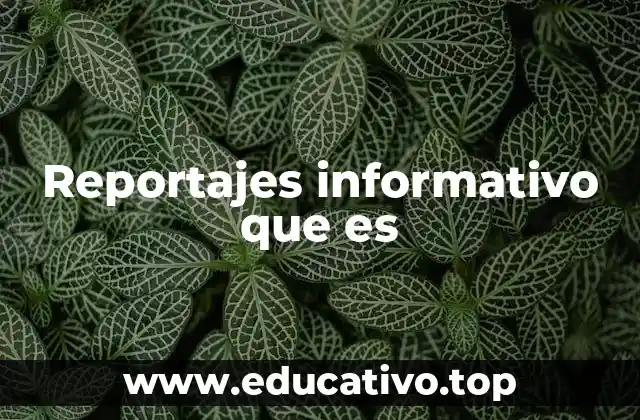 La importancia de los reportajes informativos en la sociedad contemporánea