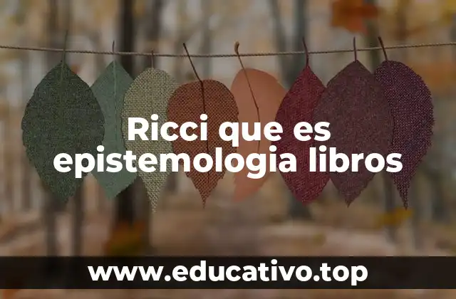 La epistemología como rama de la filosofía