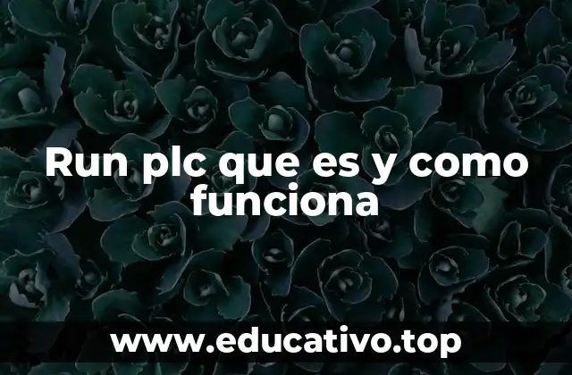 Run plc que es y como funciona