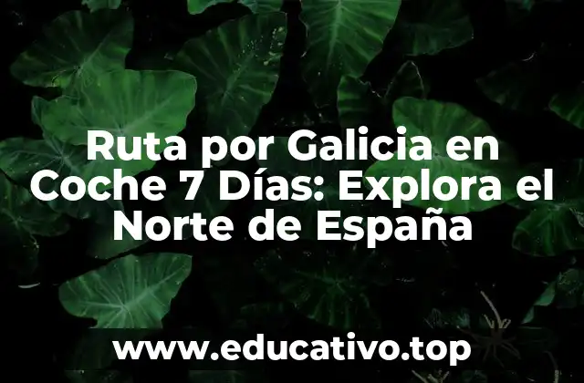 Ruta por Galicia en Coche 7 Días: Explora el Norte de España
