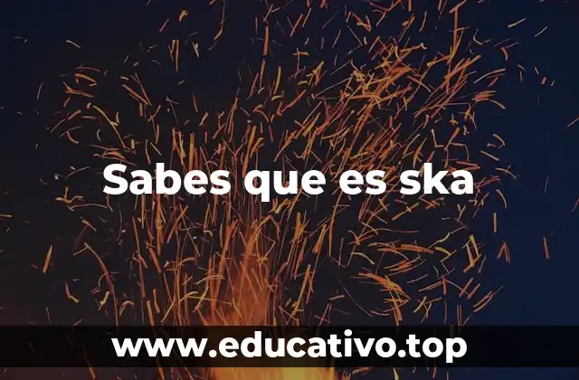 El ska como fenómeno cultural y social