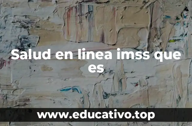 Salud en linea imss que es