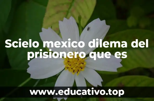 Scielo mexico dilema del prisionero que es