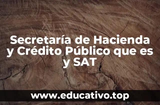 La importancia de la SHCP en la economía mexicana