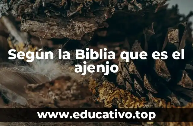Según la Biblia que es el ajenjo