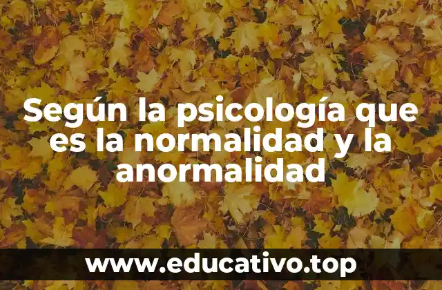El contexto cultural y su influencia en la definición de normalidad