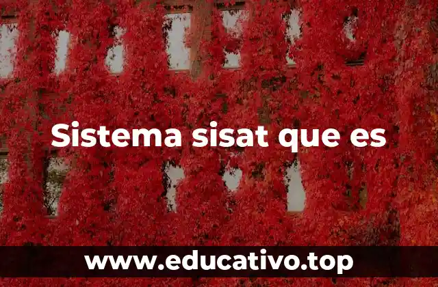 Sistema sisat que es